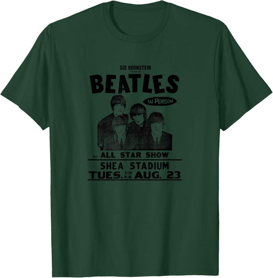 The Beatles - Shea Stadium Handbill T-Shirt - T-Shirt | Forest