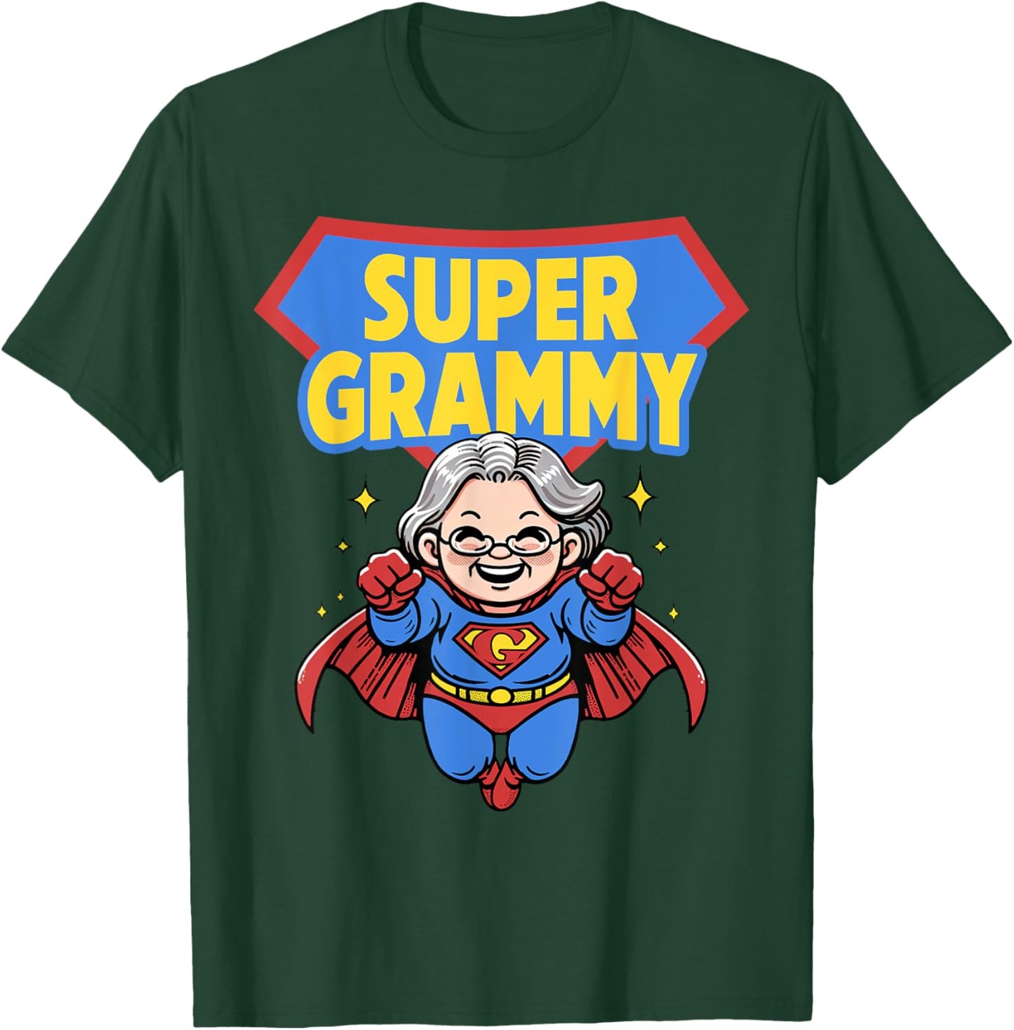 Mother’s Day Best Grandma Ever Nana Mimi Gigi Super A Grammy T-Shirt - T-Shirt | Forest