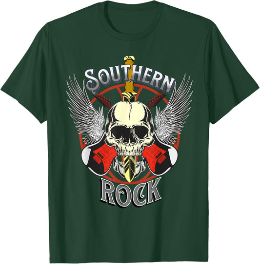 Southern Rock Classic Rock & Roll USA South Music Bands T-Shirt - T-Shirt | Forest