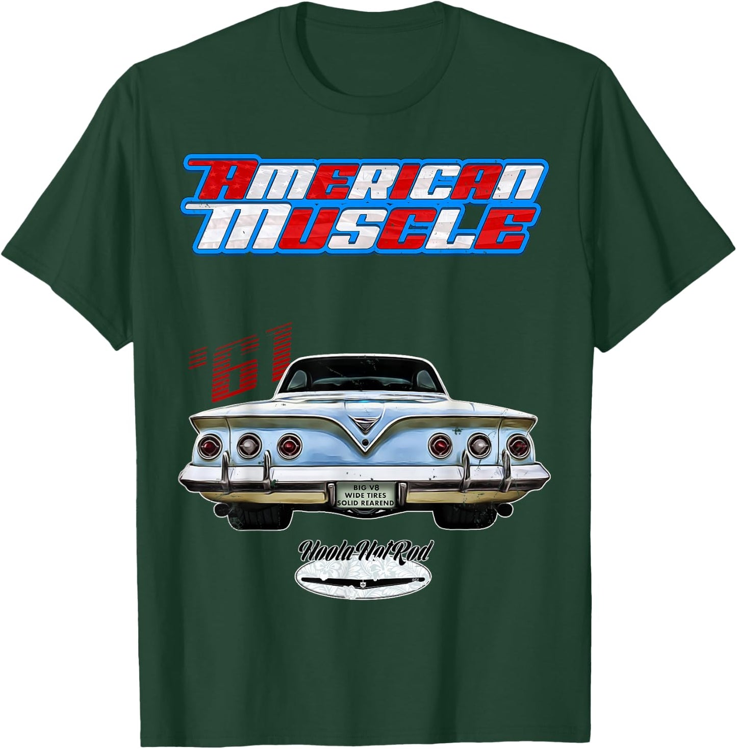1961,61Hot Rod,Impala,Biscayne,Del Ray,DelRay,Muscle Car,USA T-Shirt - T-Shirt | Forest
