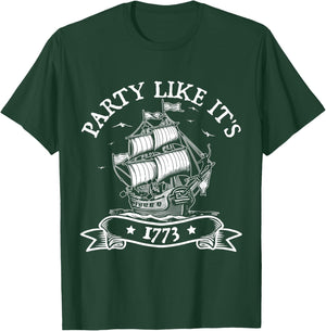 Party Like it's 1773 Boston Tea Funny American History T-Shirt - T-Shirt | Forest