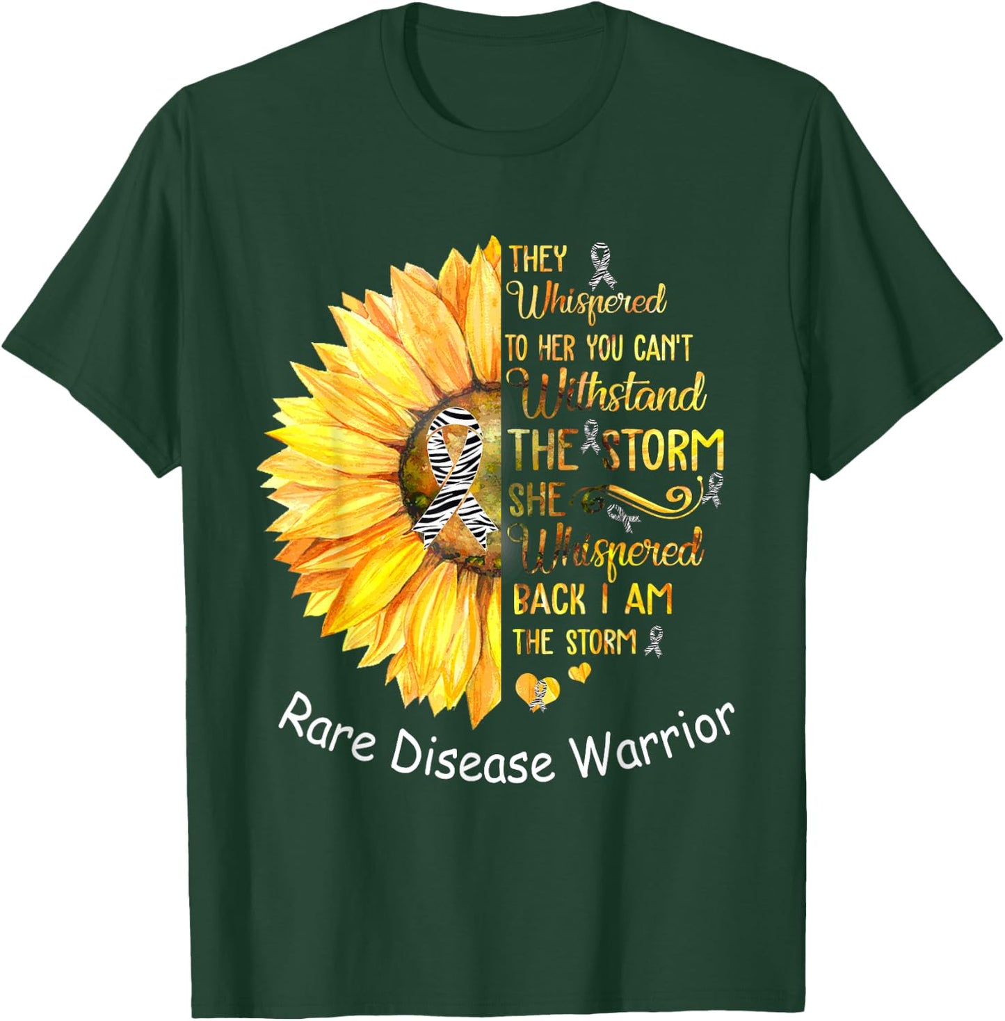I am the Storm Rare Disease Warrior T-Shirt - T-Shirt | Forest