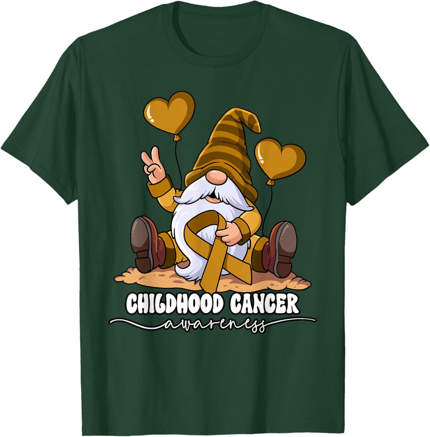 Childhood Cancer Awareness T-Shirt - T-Shirt | Forest