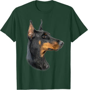 Doberman Pincher Dog Dobermann T-Shirt - T-Shirt | Forest
