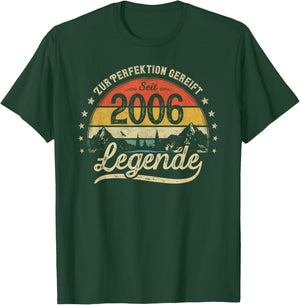 Legende seit 2006 20 Jahre 20. Geburtstag Mann Frau Geschenk T-Shirt - T-Shirt | Forest