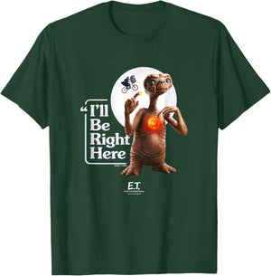 E.T. the Extraterrestrial I'll be Right Here Moon Glow T-Shirt - T-Shirt | Forest