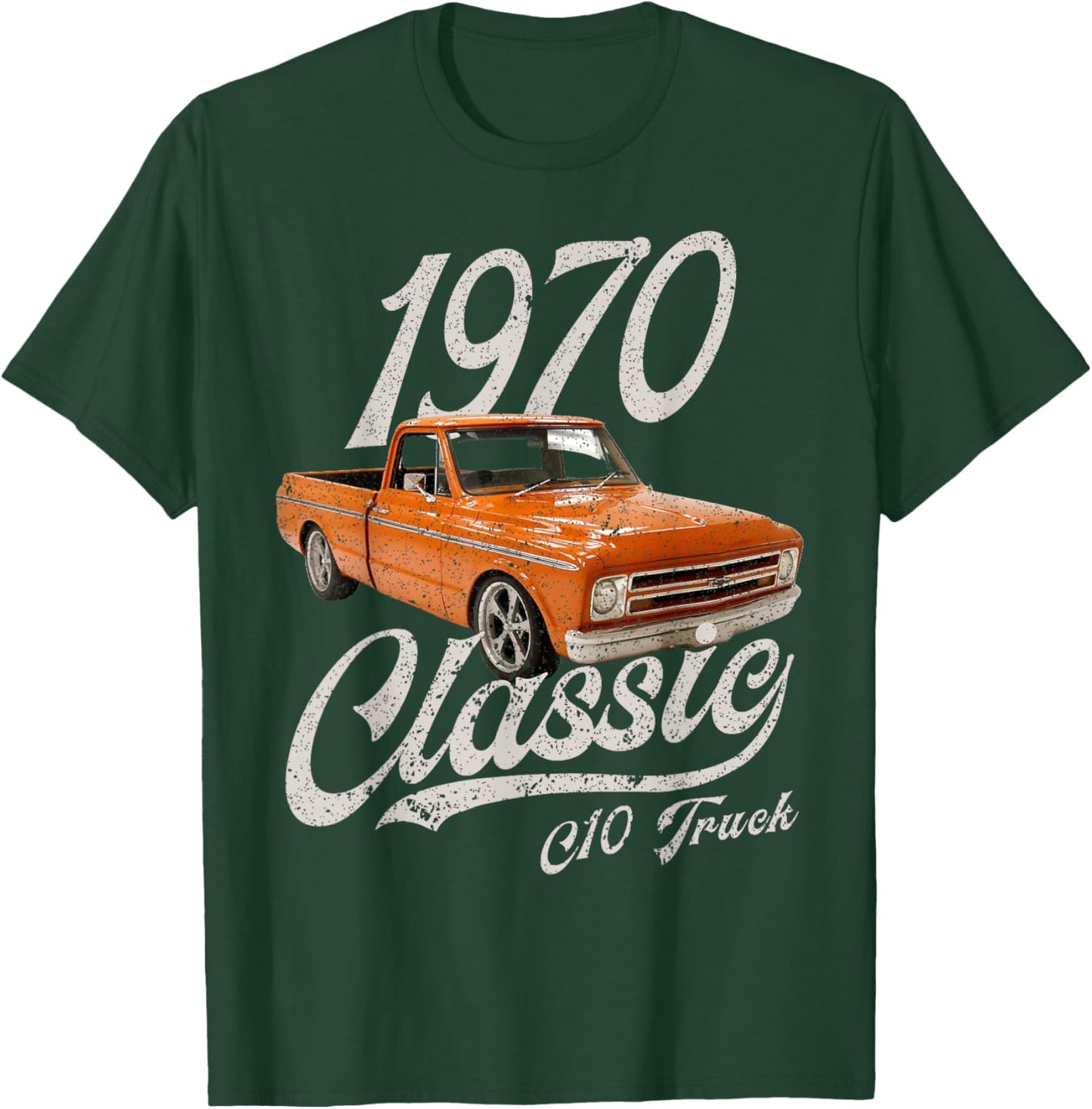 1970 70 C10 Truck T-Shirt - T-Shirt | Forest