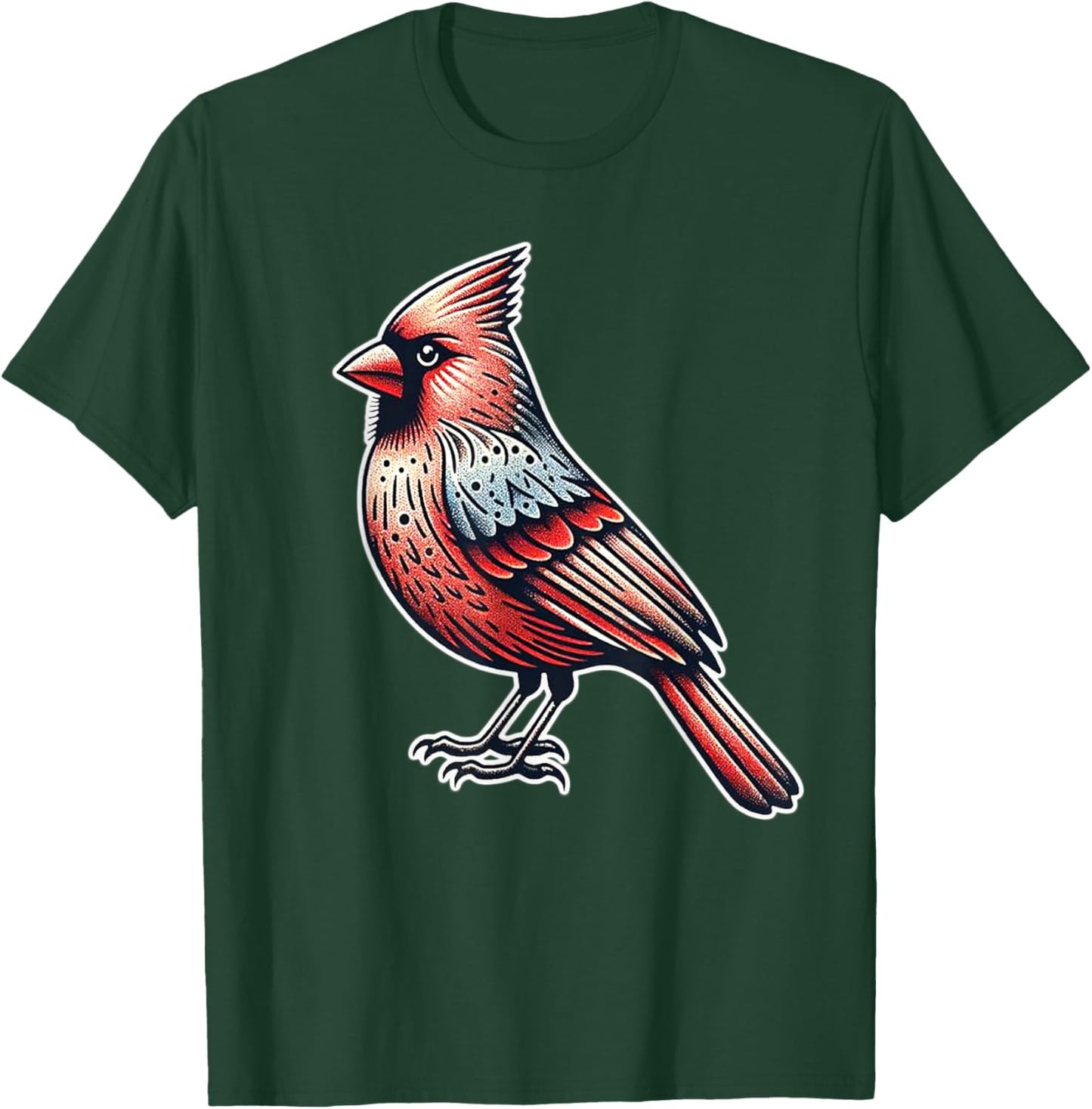 Cardinal Bird T-Shirt - T-Shirt | Forest