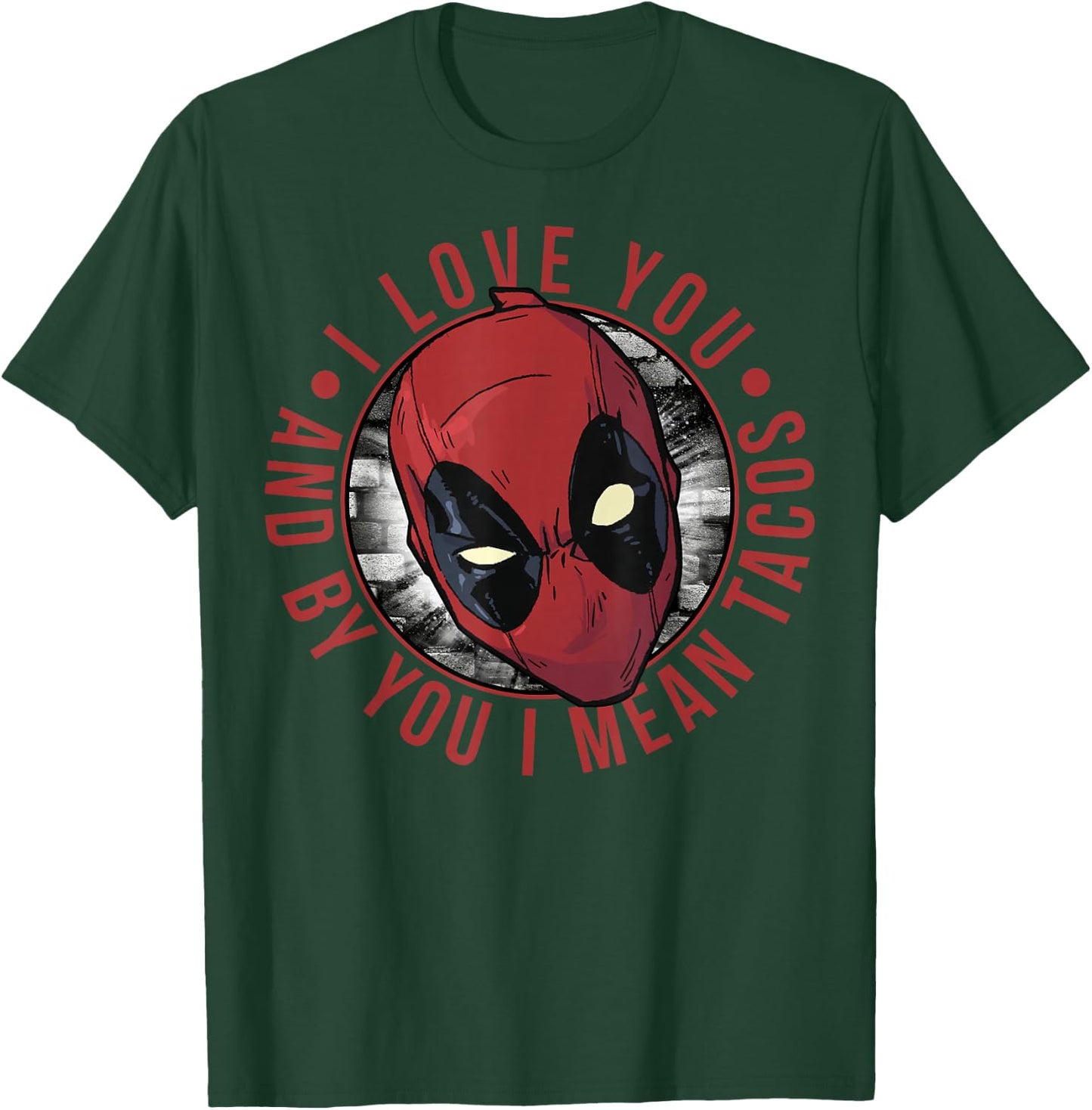 Marvel Deadpool I Love Tacos T-Shirt - T-Shirt | Forest