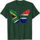 South Africa Butterfly Shirt Patriotic South African Flag T-Shirt - T-Shirt | Forest
