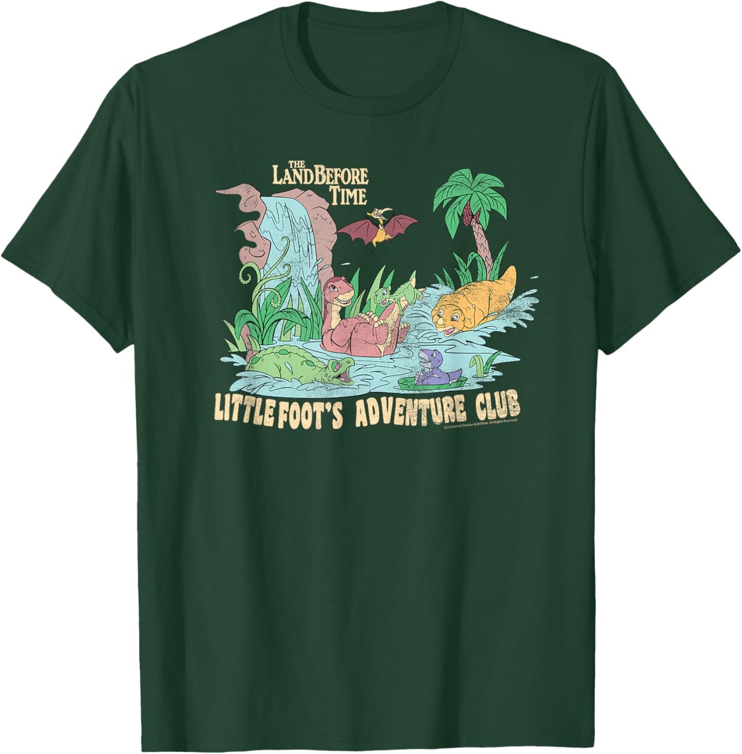 The Land Before Time Little Foot's Adventure Club T-Shirt - T-Shirt | Forest
