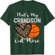 Grandma Grandpa Basketball That's My Grandson Out There T-Shirt - T-Shirt | Forest