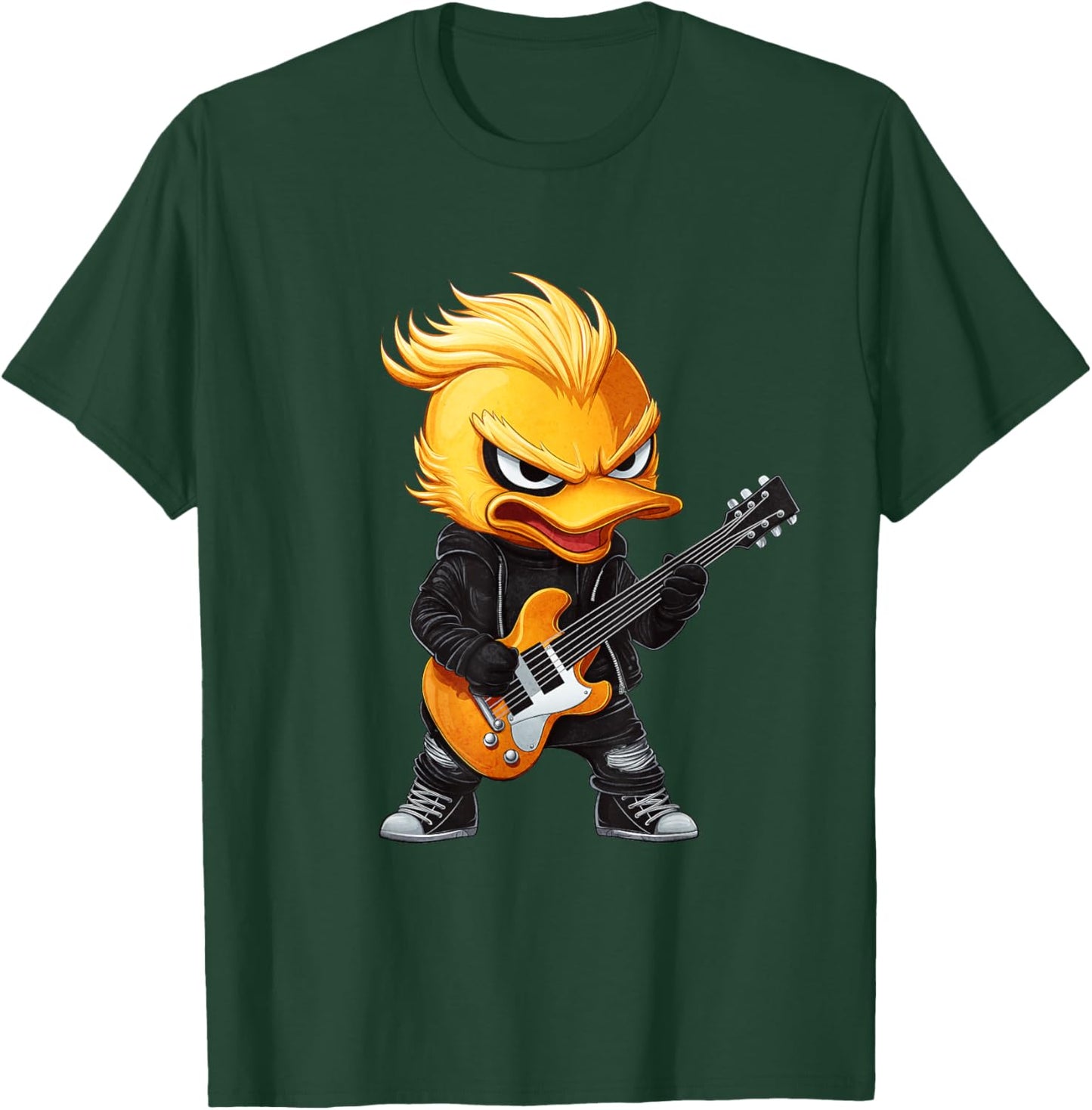 Heavy Metal Duck T-Shirt - T-Shirt | Forest