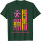 911 Dispatcher Breast Cancer Awareness American Flag T-Shirt - T-Shirt | Forest