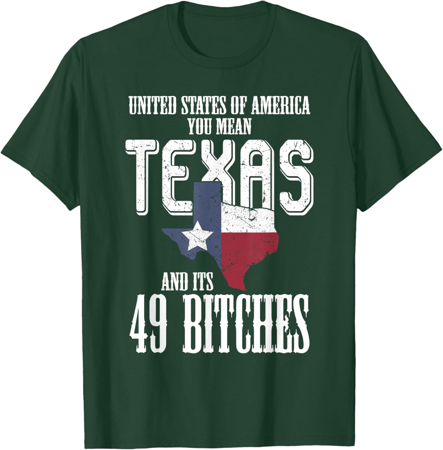 Funny USA Flag United States of America Texas T-Shirt - T-Shirt | Forest