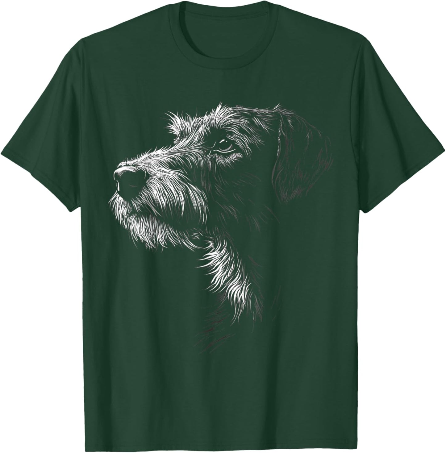 Irish Greyhound Dog Graphic Pet T-Shirt - T-Shirt | Forest