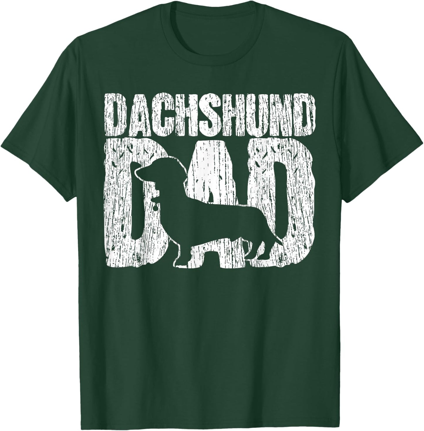 Dachshund, Father Viennese Father's Day Vintage Gift T-Shirt - T-Shirt | Forest