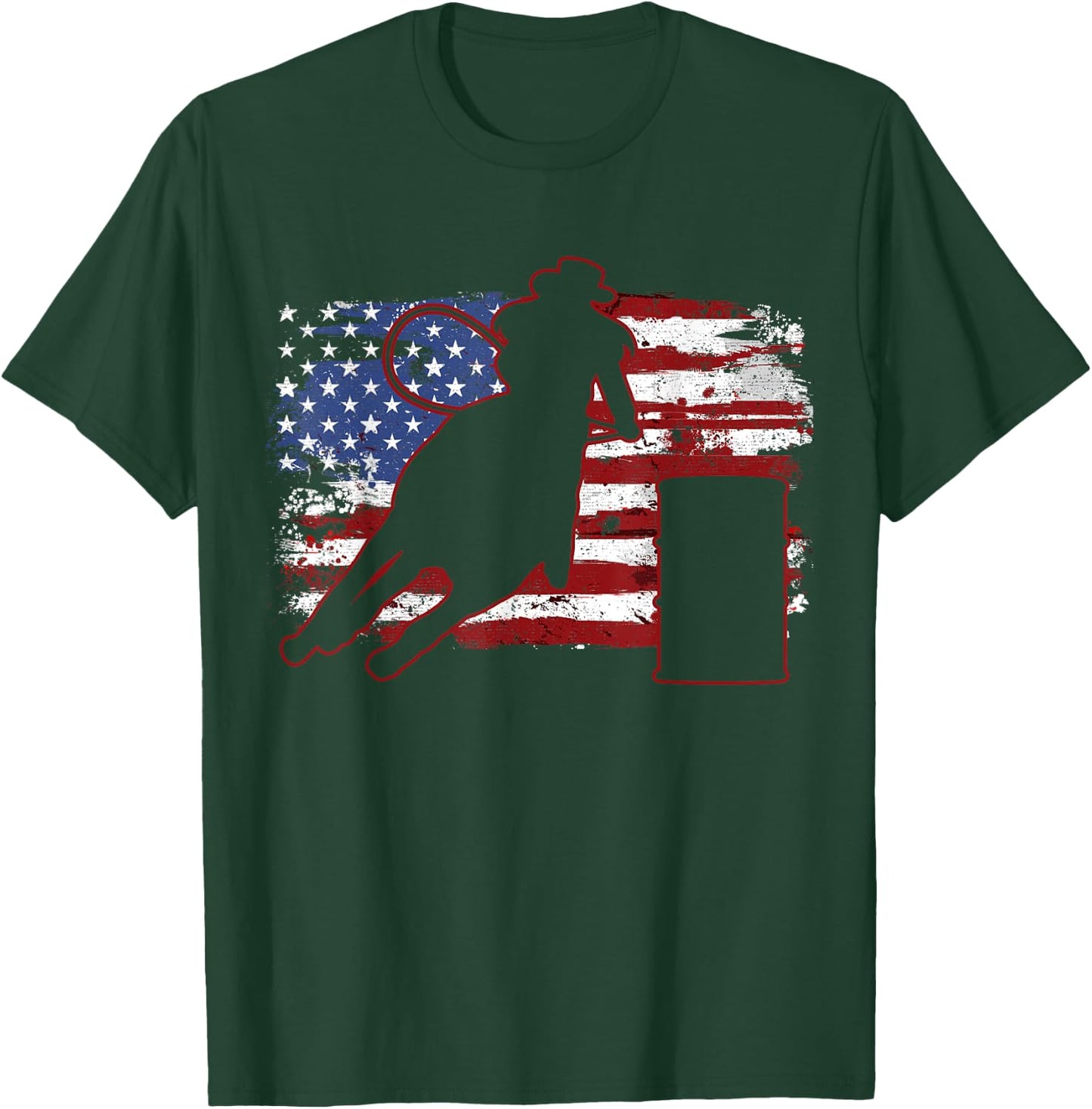 Barrel Racing Gift T-Shirt - T-Shirt | Forest