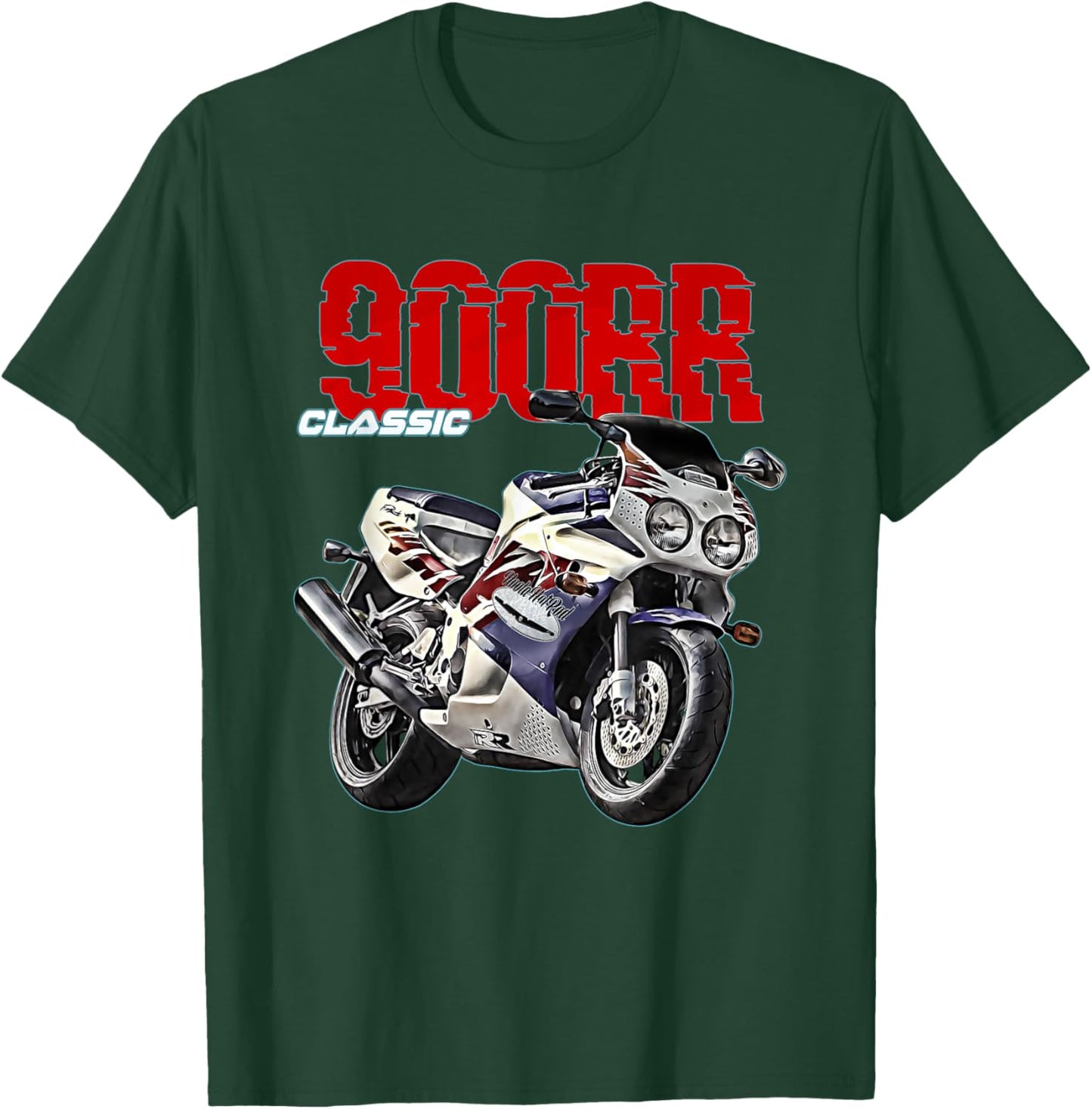 CBR, 900RR, 900cc, CBR900, Motorcycle, Motorcycle, Road Racing, Biker T-Shirt - T-Shirt | Forest