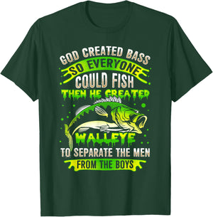 Funny Walleye Fishing T-Shirt - T-Shirt | Forest