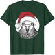 Joyful Pigeon Santa on Pigeon Christmas T-Shirt - T-Shirt | Forest