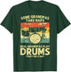 Funny Drummer Art For Grandpa Men Drumline Drumming Drummer T-Shirt - T-Shirt | Forest