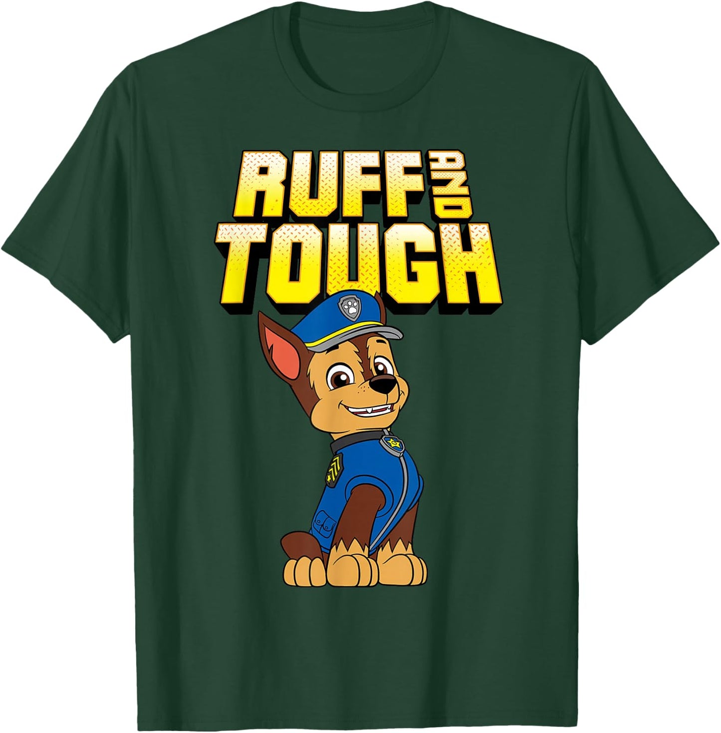 Ruff And Tough Police Pup Chase T-Shirt - T-Shirt | Forest
