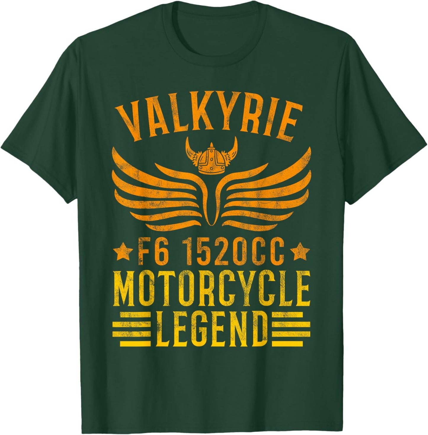 Valkyrie F6 1520cc Motorcycle Legend for an Biker T-Shirt - T-Shirt | Forest