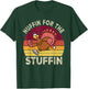 Huffin For The Stuffin Thanksgiving Running Turkey Trot T-Shirt - T-Shirt | Forest