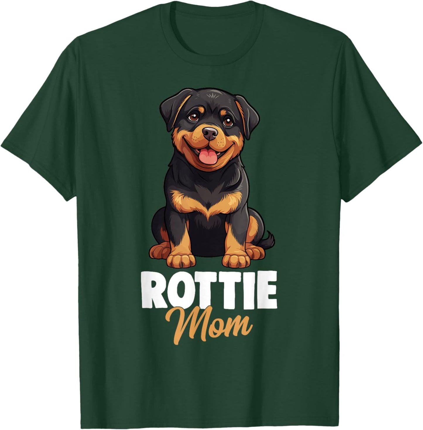 Rottie Mom Rottweiler Dog T-Shirt - T-Shirt | Forest