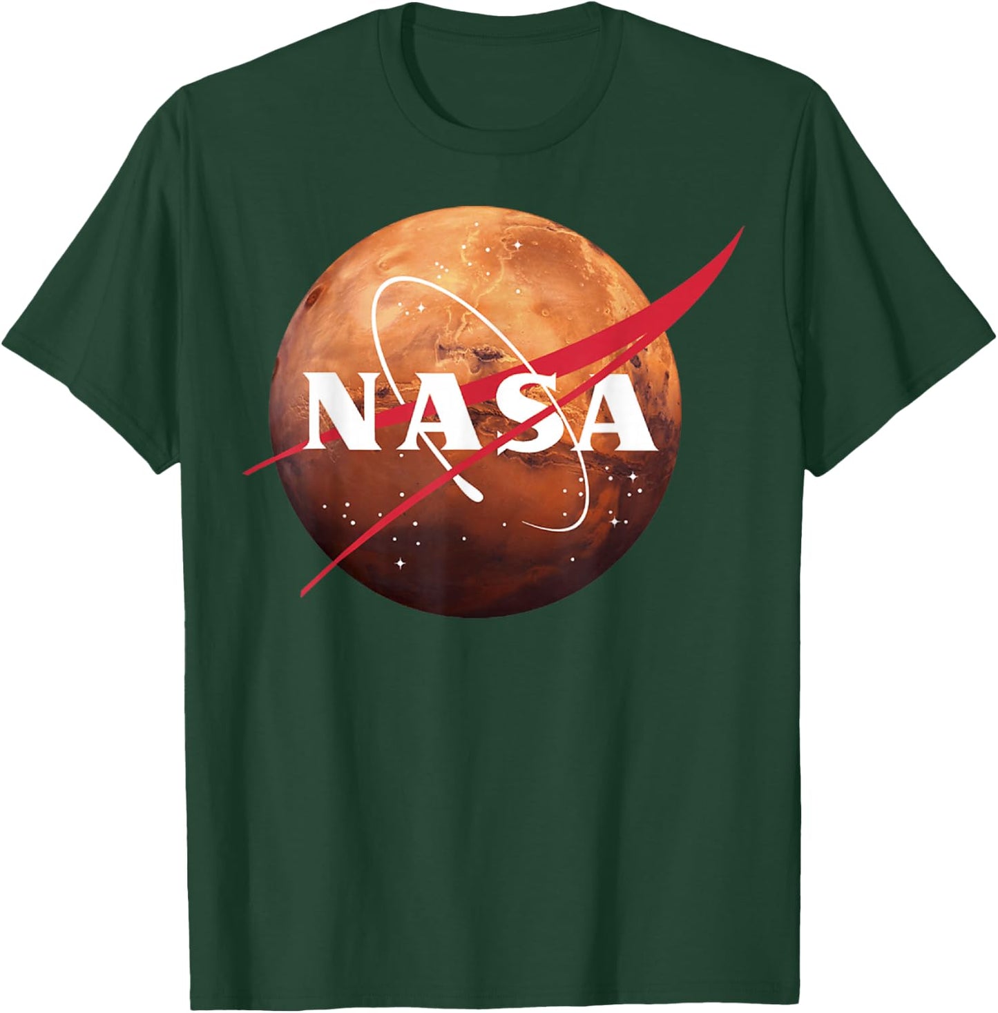 NASA Mars Planet logo T-Shirt - T-Shirt | Forest