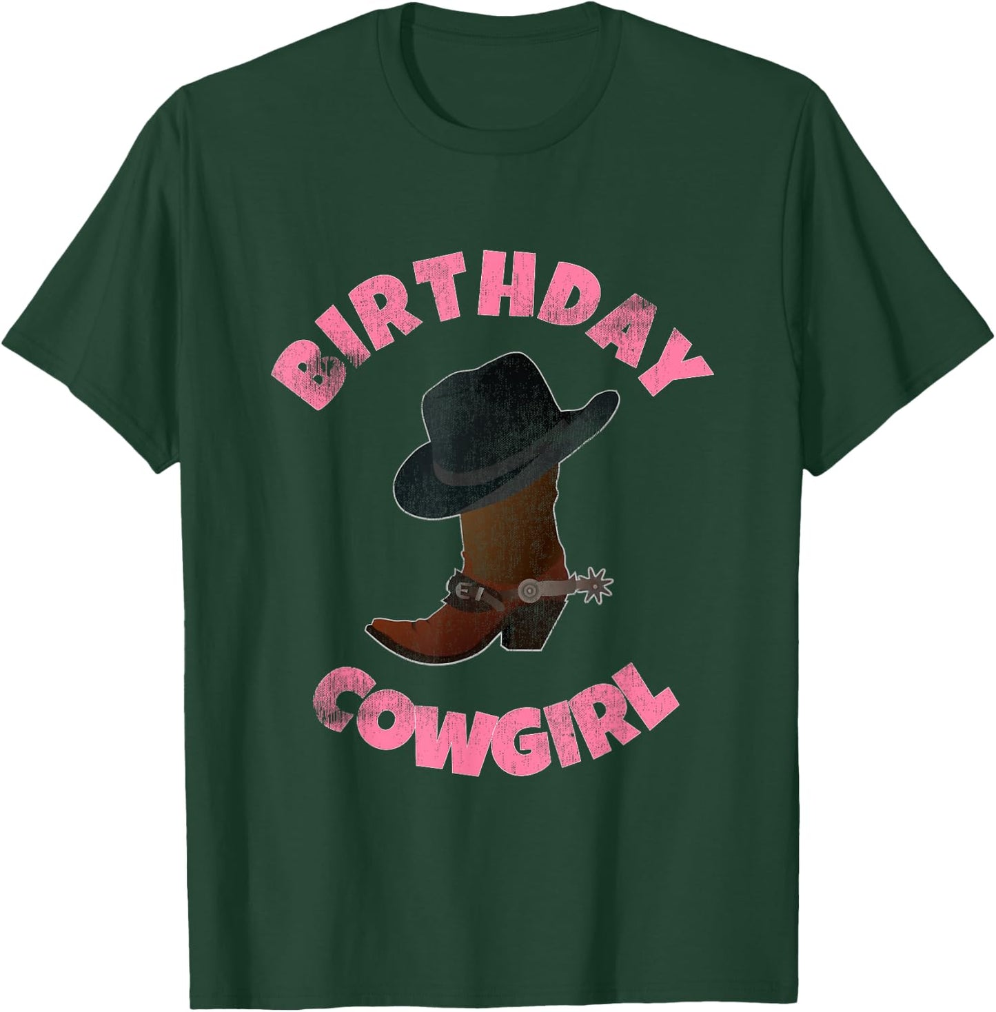 Birthday Cowgirl - Cowboy Birthday Party T-Shirt - T-Shirt | Forest