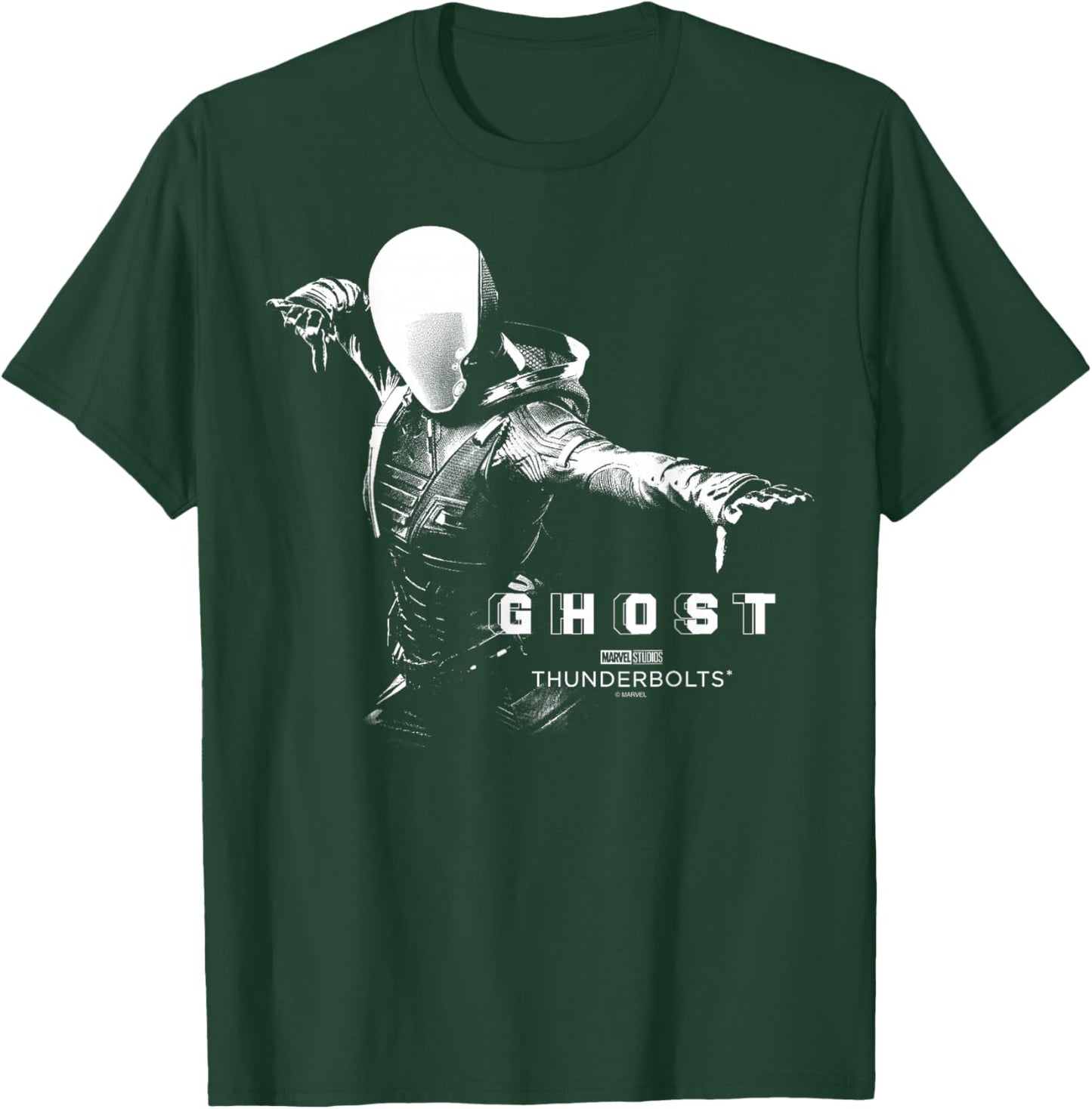 Marvel's Thunderbolts - Ghost Silhouette T-Shirt - T-Shirt | Forest
