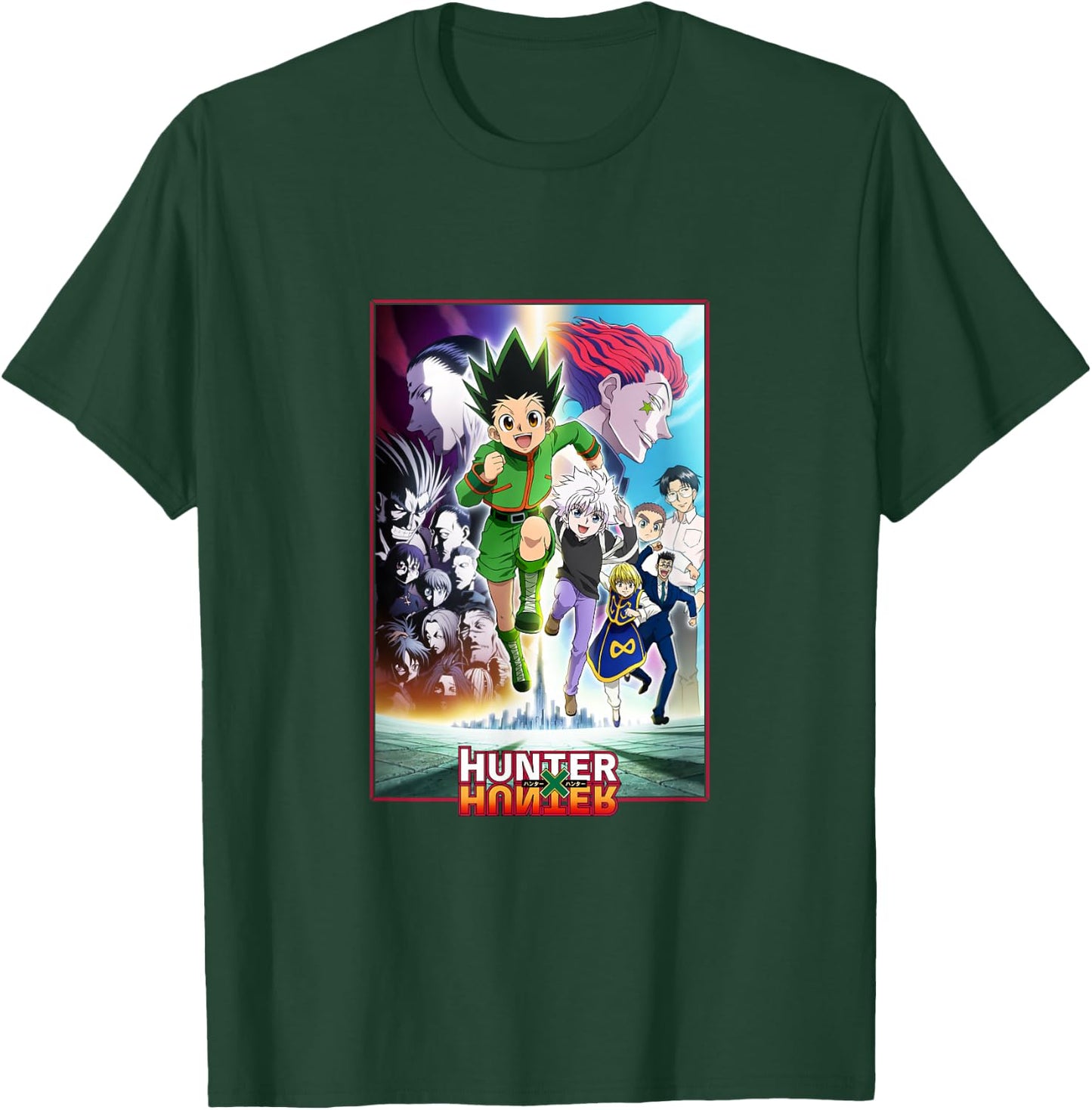 Hunter X Hunter Heroes And Villains Poster Art T-Shirt - T-Shirt | Forest