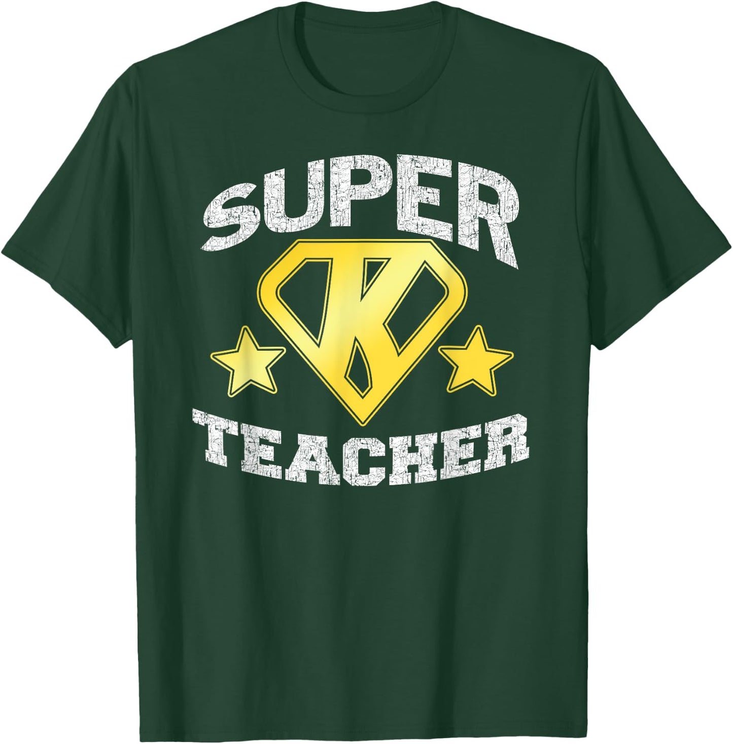 Super Kindergarten Teacher Hero Men Women Kids T-Shirt - T-Shirt | Forest