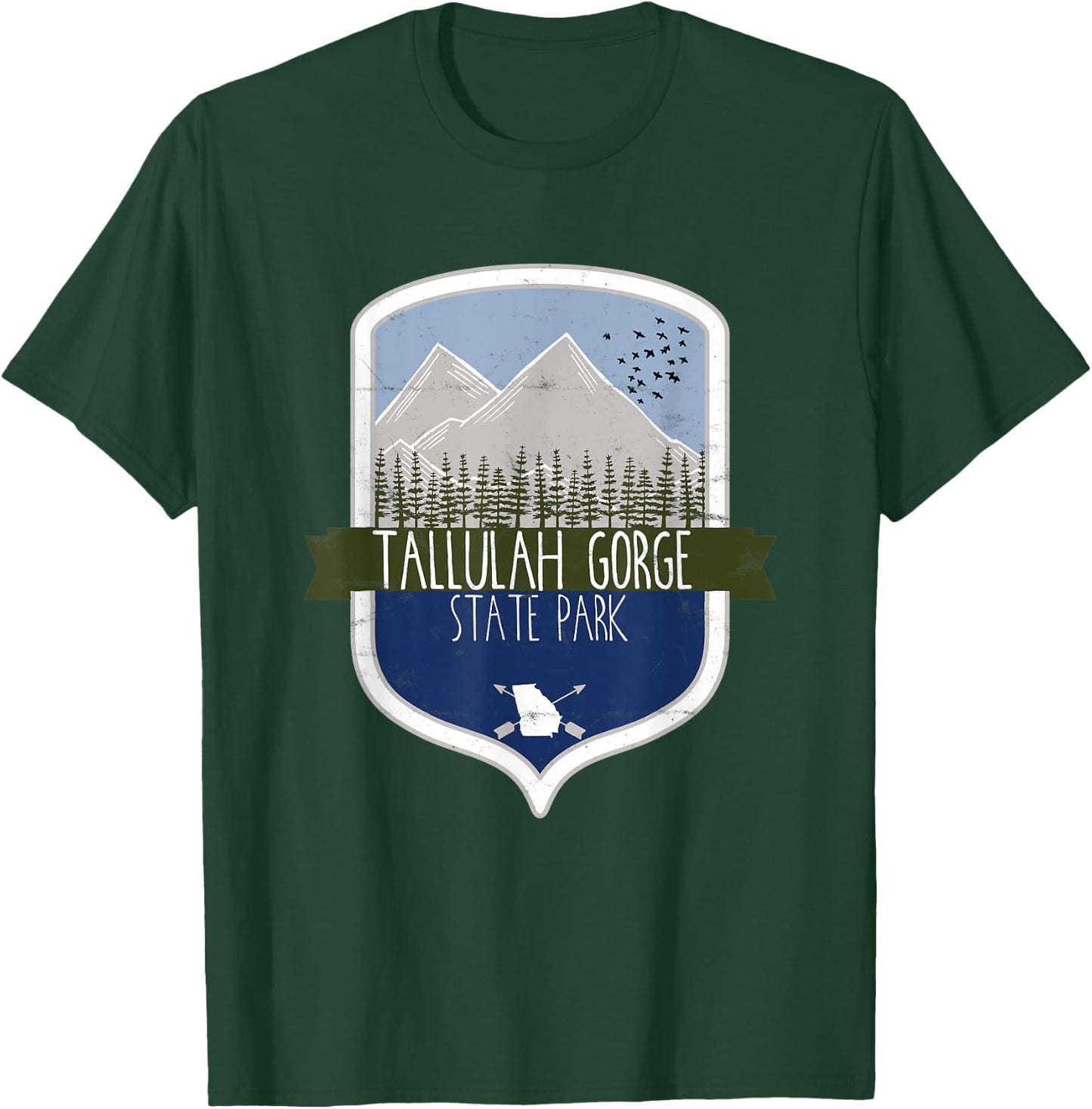 Cute Tallulah Gorge State Park Georgia Mountains GA T-Shirt - T-Shirt | Forest