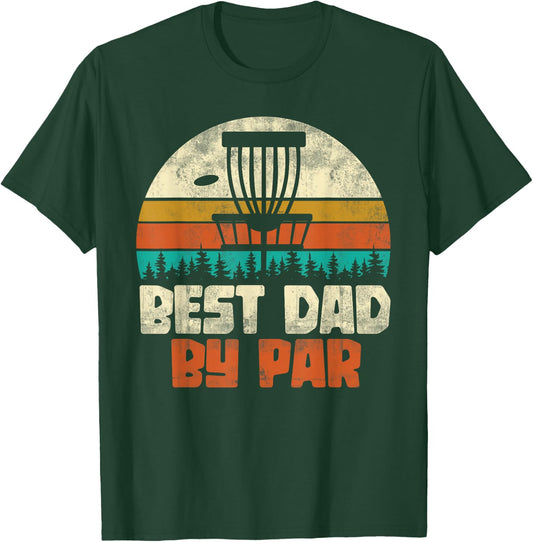 Frolf Sportler Papa Father's Day Gift Retro Men's Disc Golf T-Shirt - T-Shirt | Forest