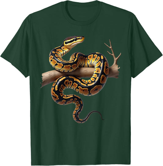 Funny King Python Lover Snakes Reptiles Python T-Shirt - T-Shirt | Forest