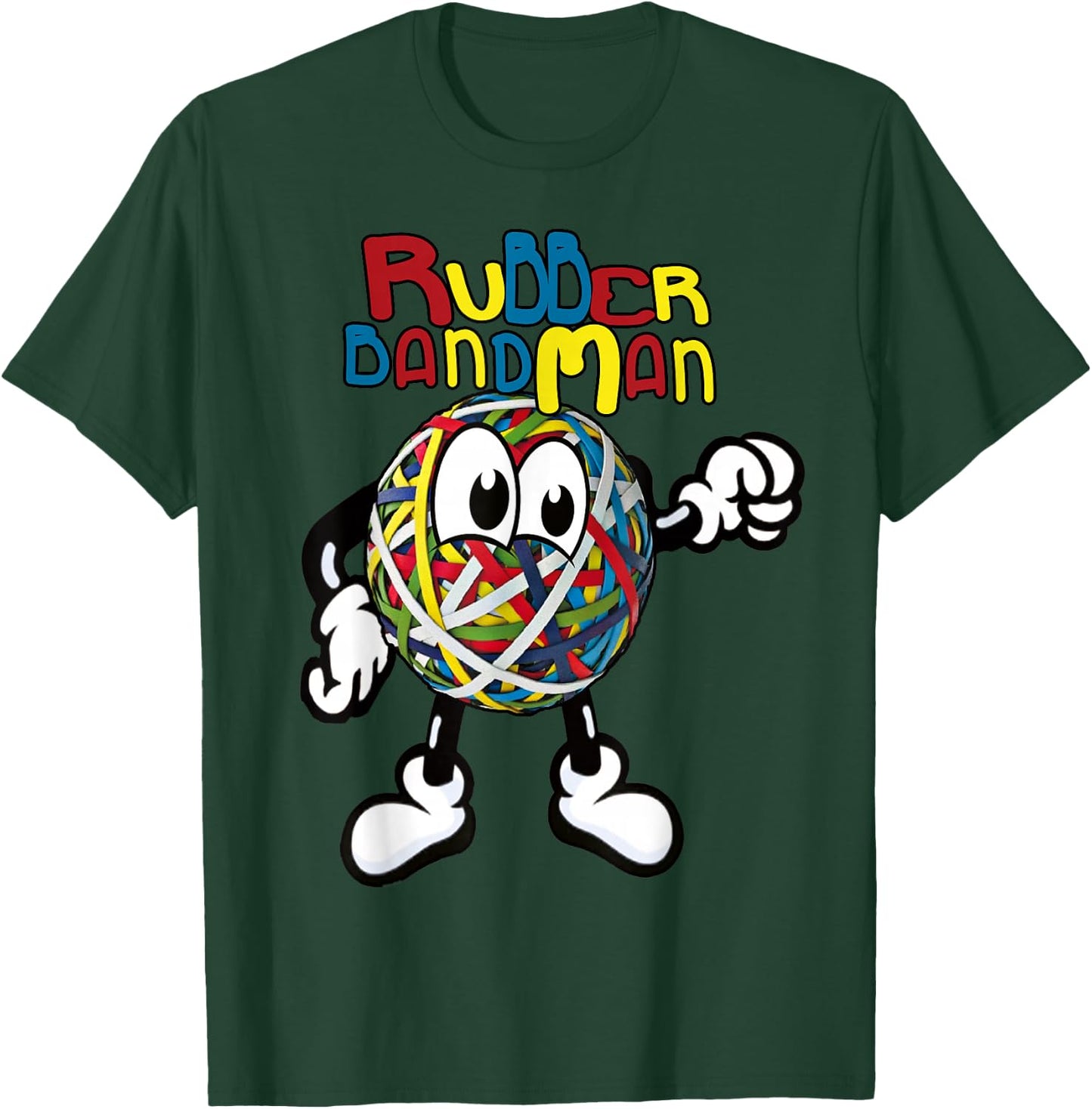 Rubberband Man T-Shirt - T-Shirt | Forest