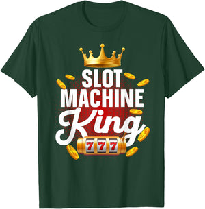 Slot Machine King Dad Casino Gambling Slot Machine T-Shirt - T-Shirt | Forest