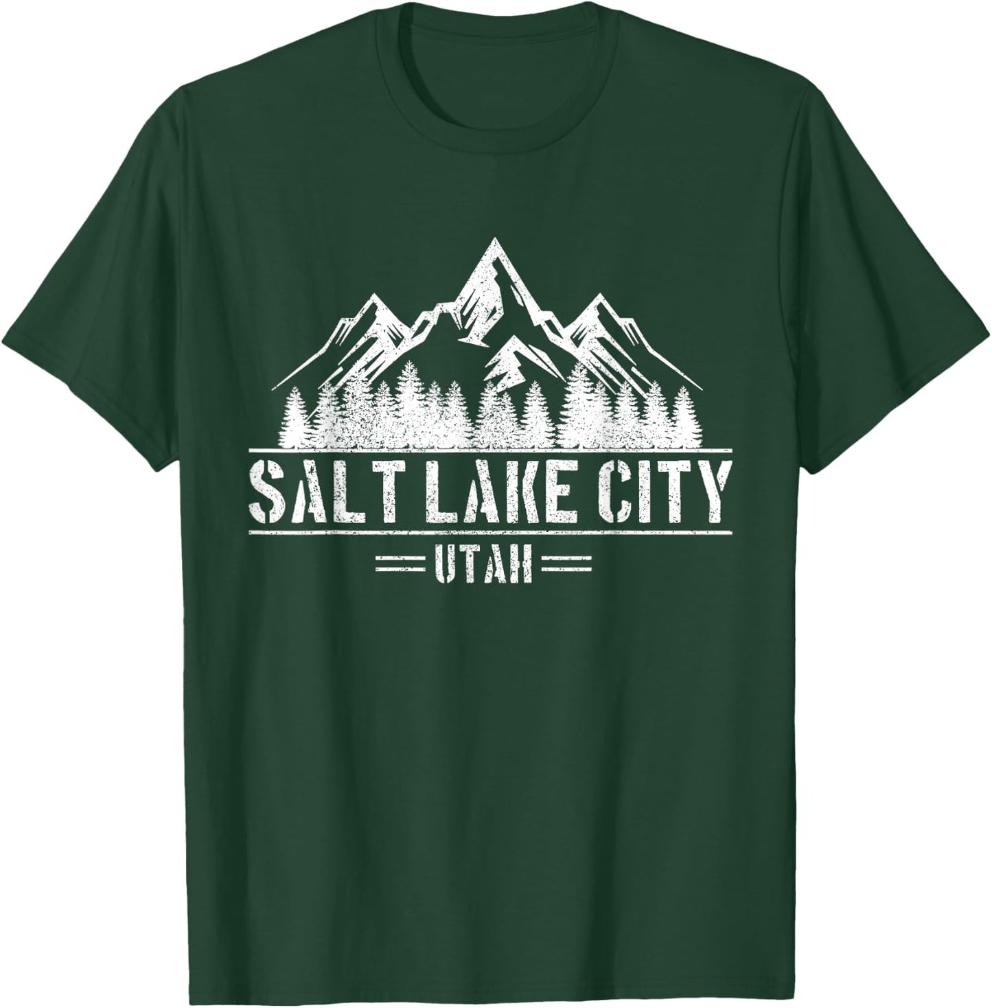 Salt Lake City Utah Mountains Nature Souvenir Gift T-Shirt - T-Shirt | Forest