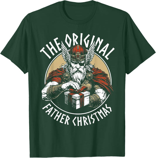 Odin The Original Father Christmas T-Shirt - T-Shirt | Forest
