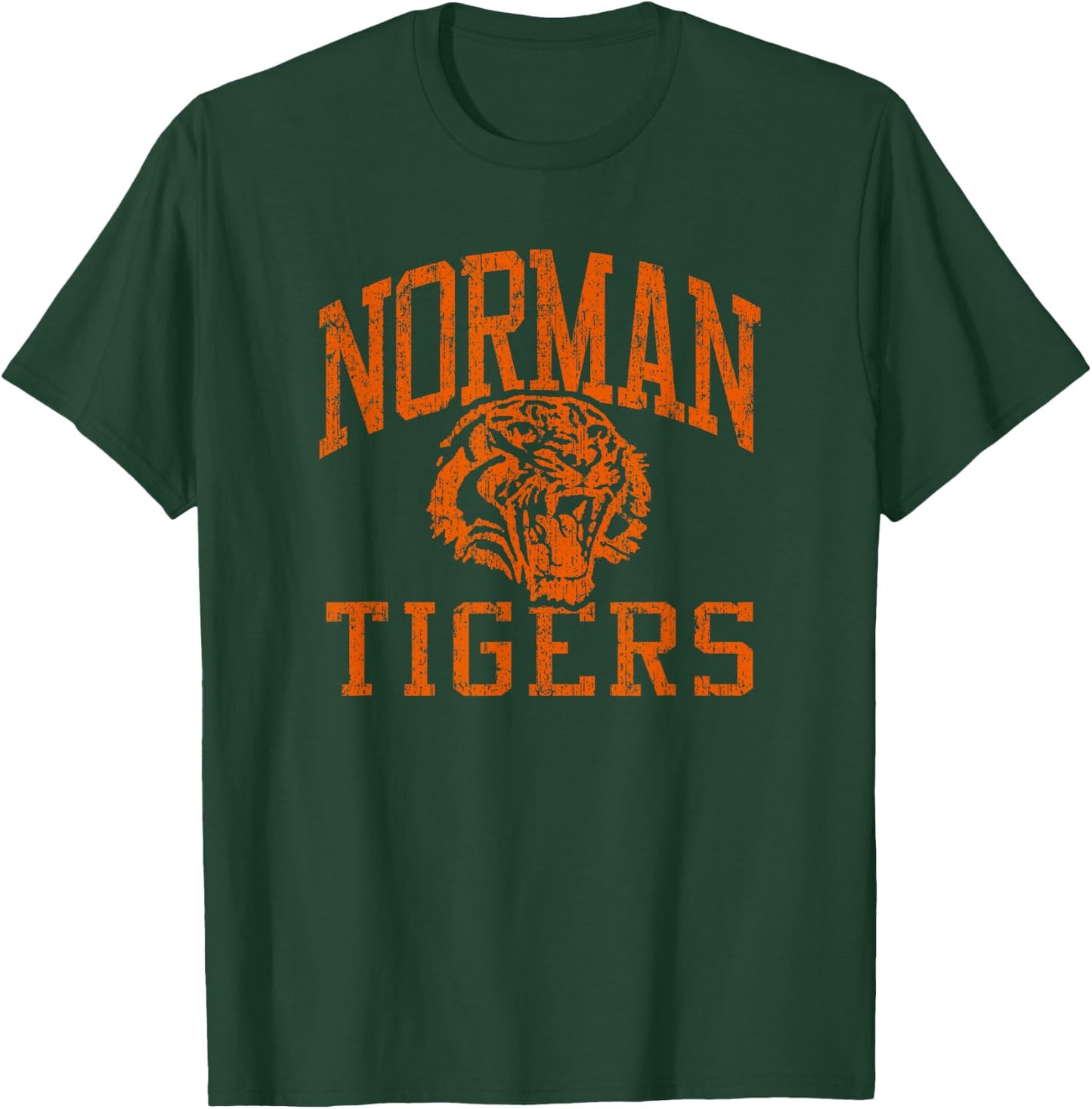Norman Tigers Vintage T-Shirt - T-Shirt | Forest