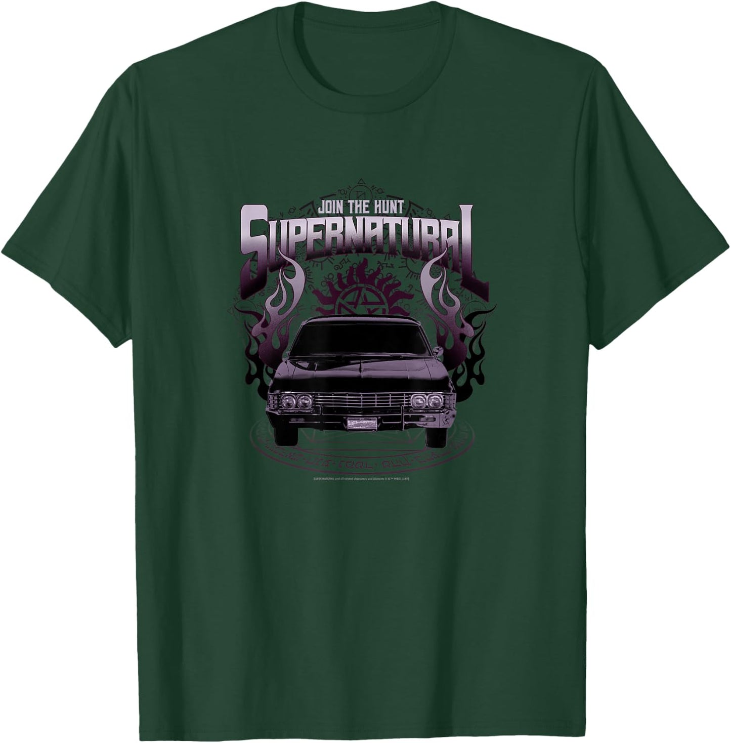 Supernatural Metallicar Join The Hunt T-Shirt - T-Shirt | Forest