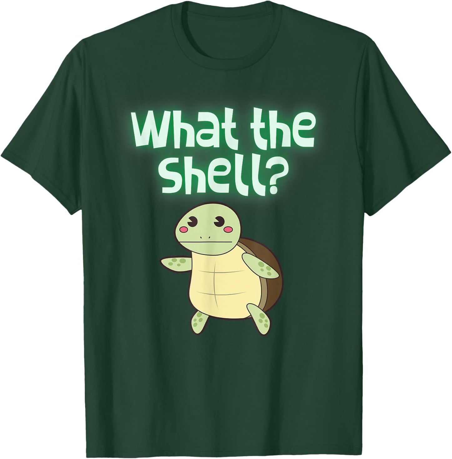 What the Shell Shirt Funny Turtle Shirts Men Kids T-Shirt - T-Shirt | Forest