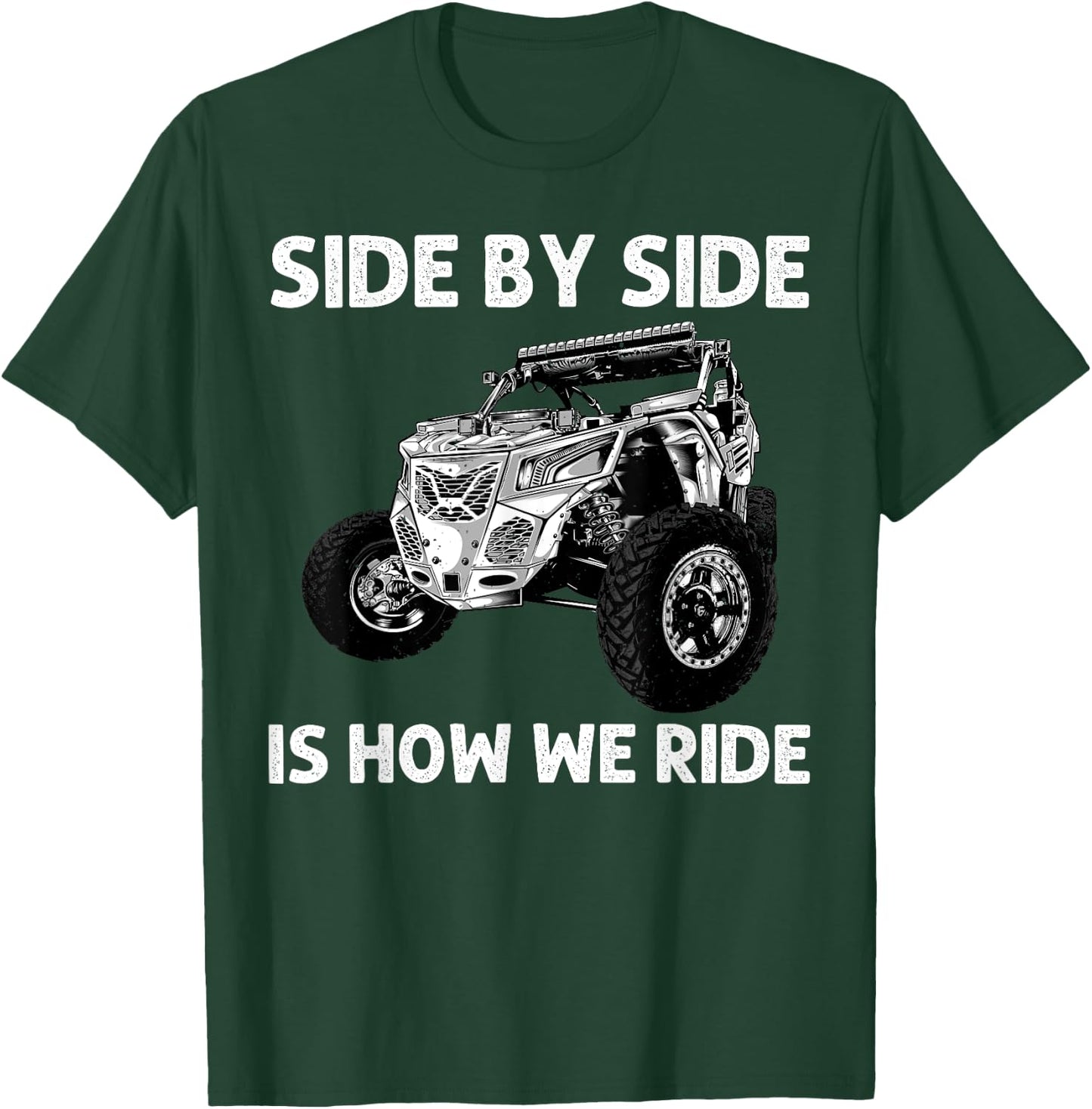 Funny SxS Design Women Offroading UTV Side By Side T-Shirt - T-Shirt | Forest