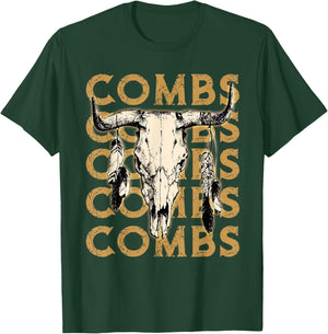 Vintage Last Name Combs Proud Funny Costume Lovers Awesome T-Shirt - T-Shirt | Forest
