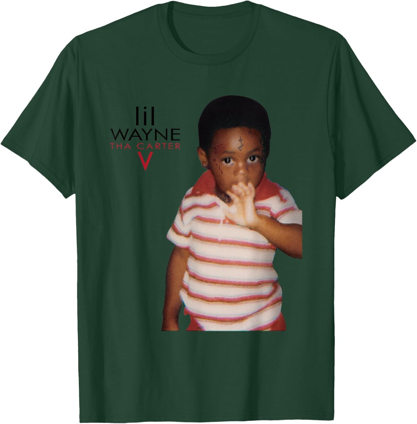 Lil Wayne Weezy Baby Photo T-Shirt - T-Shirt | Forest
