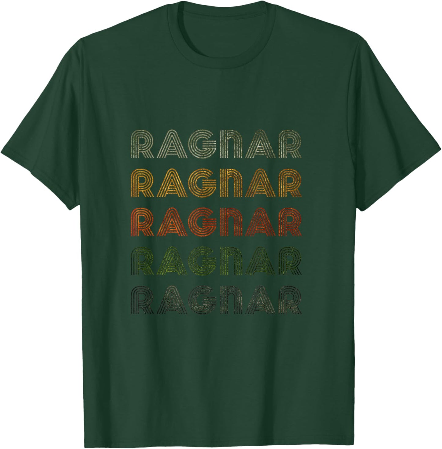Love Heart Ragnar Grunge Vintage Style Black Ragnar T-Shirt - T-Shirt | Forest