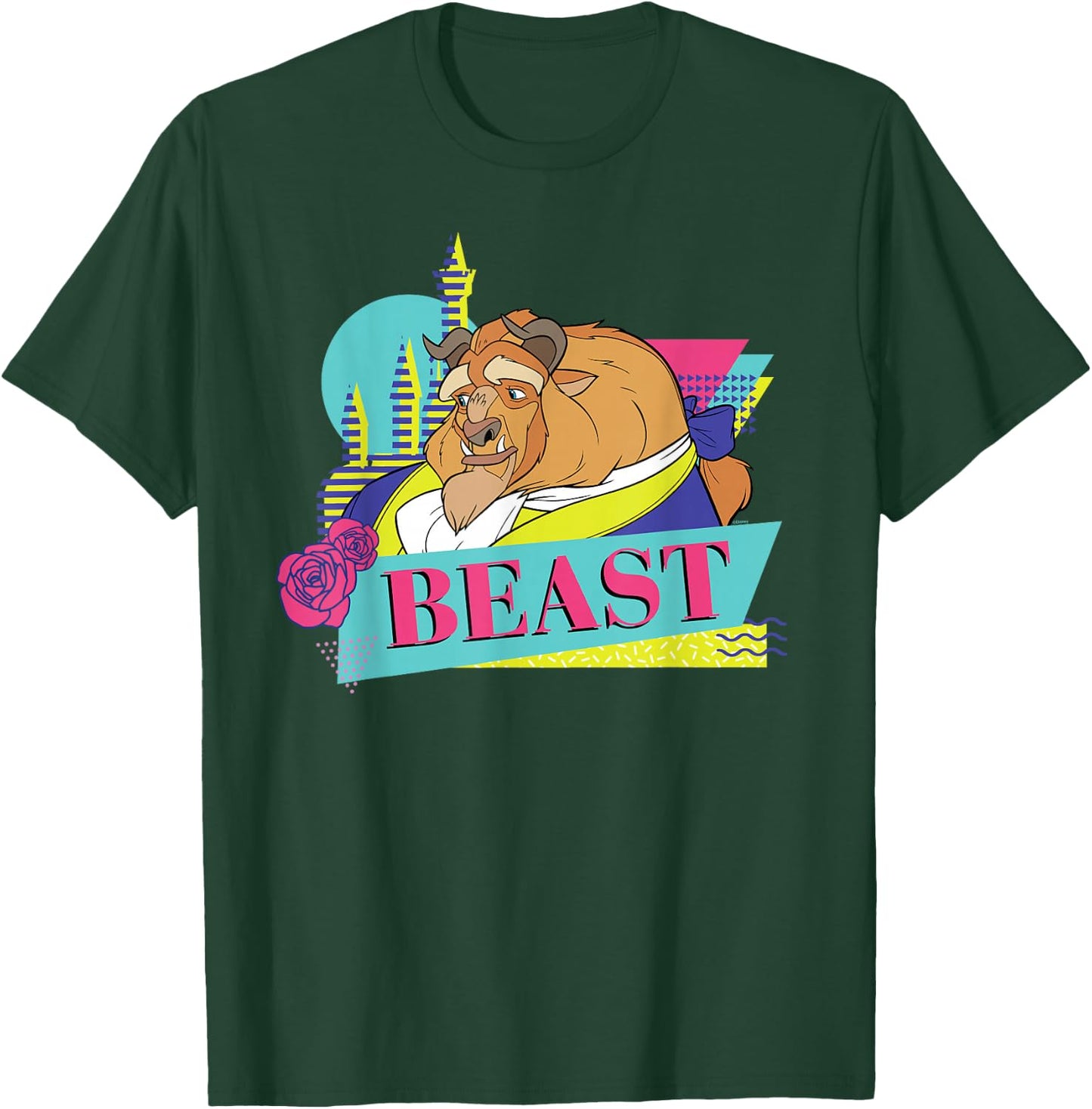 Disney Beauty and the Beast Retro Couples Matching Beast T-Shirt - T-Shirt | Forest